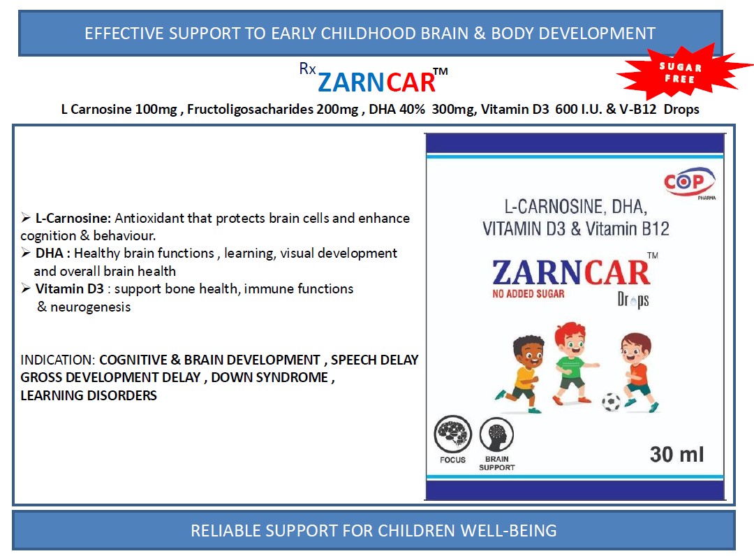 ZARNCAR Effective support to early childhood brain & body development