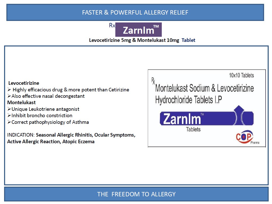 Zarnlm Faster & powerful allergy relief